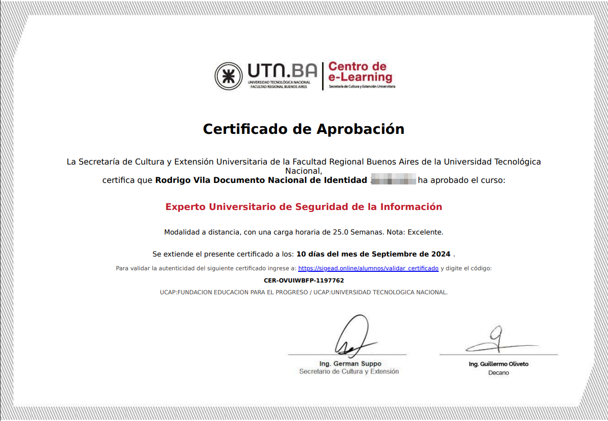 Seguridad de la Informacion